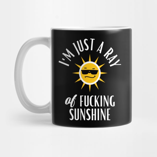 I'm Just a Ray of Fucking Sunshine Funny Sarcastic by mstory